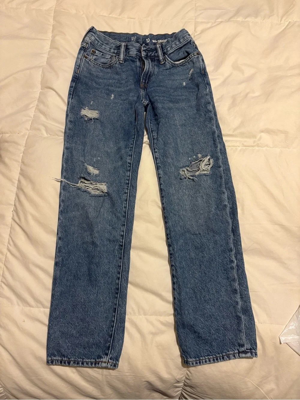 GAP Kids Boys Straight Jeans - Light Blue Denim